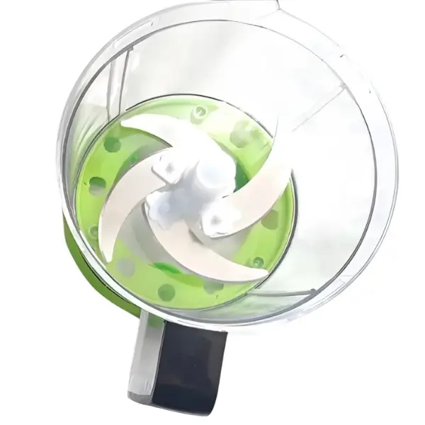 Ручний подрібнювач овочів та фруктів з 4 лезами і часникодавкою - мініатюра 2