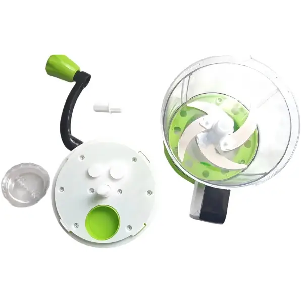 Ручний подрібнювач овочів та фруктів з 4 лезами і часникодавкою - мініатюра 4