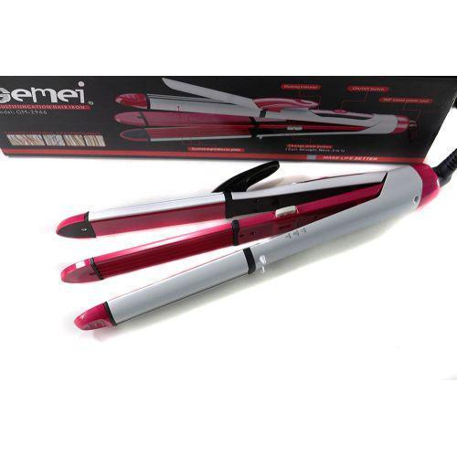 Багатофункціональна плойка - стайлер для волосся Gemei GM-2966 Праска / щипці / гофре 3 в 1 - мініатюра 3