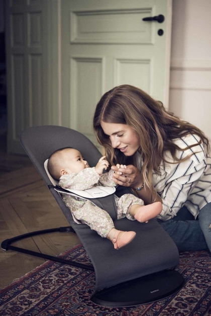 Крісло-гойдалка BabyBjörn Balance Soft Cotton - мініатюра 3