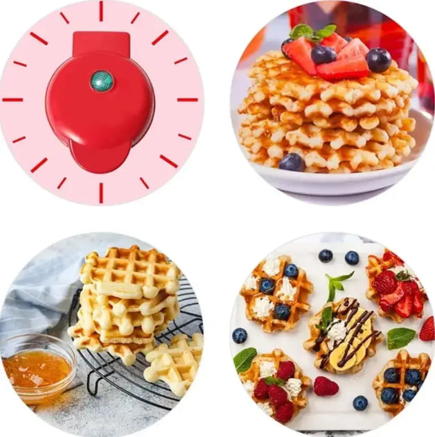 Електрична міні вафельниця XL-287 - мініатюра 4