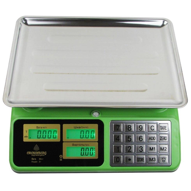 Ваги торговельні СВ-5010 • Електронні ваги для магазину та торгових точок