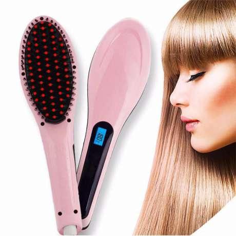 Електрична щітка - випрямляч волосся FAST HAIR STRAIGHTENER HQT-906 з функцією іонізації - мініатюра 6