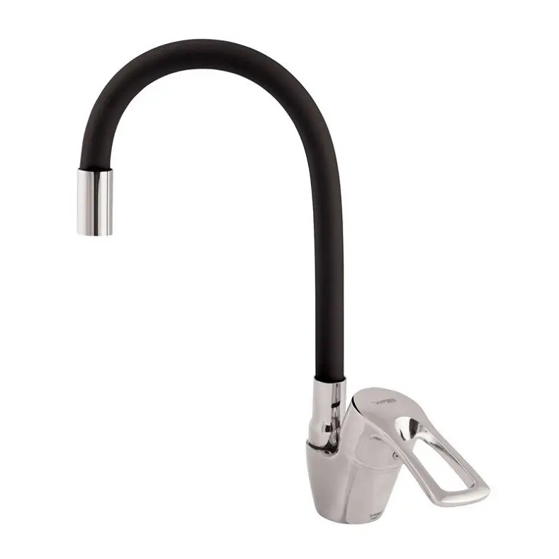 Змішувач гнучким краном 47 см для ванної та кухні Water tap HA-181 • Кран із поворотним виливом 360°