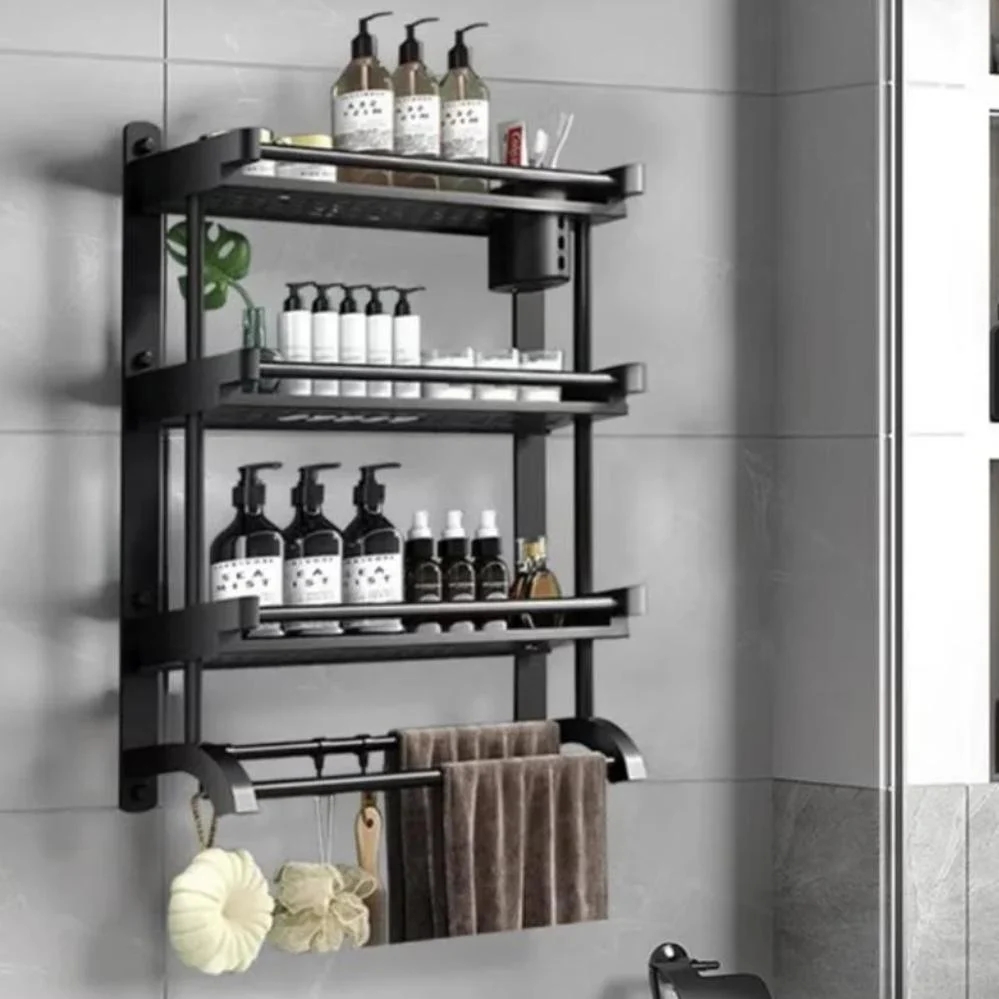 Полиця для ванної кімнати стелаж 60 см 106-20-69 - мініатюра 2