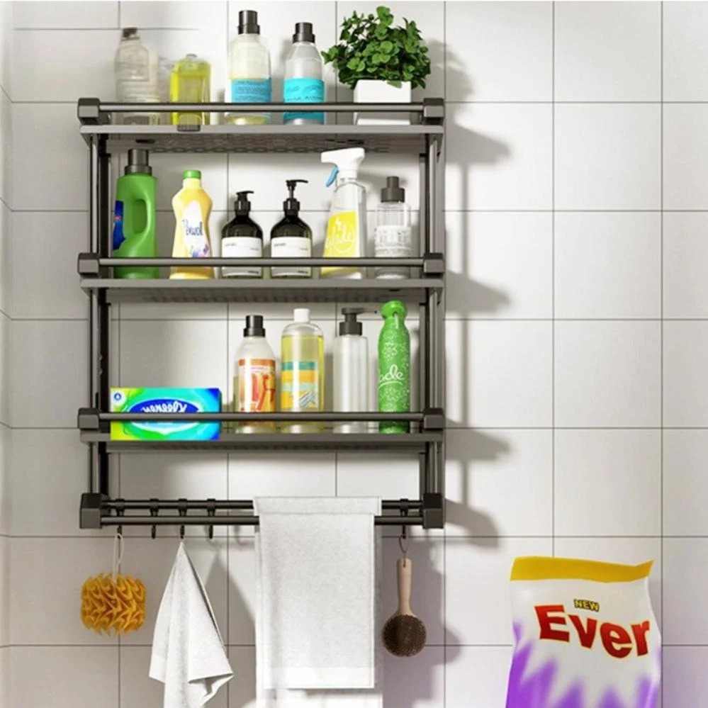 Полиця для ванної кімнати стелаж 60 см 106-20-69 - мініатюра 4