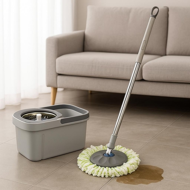 Швабра-ведро лінтяйка з віджимом SHVBR-33 - мініатюра 4