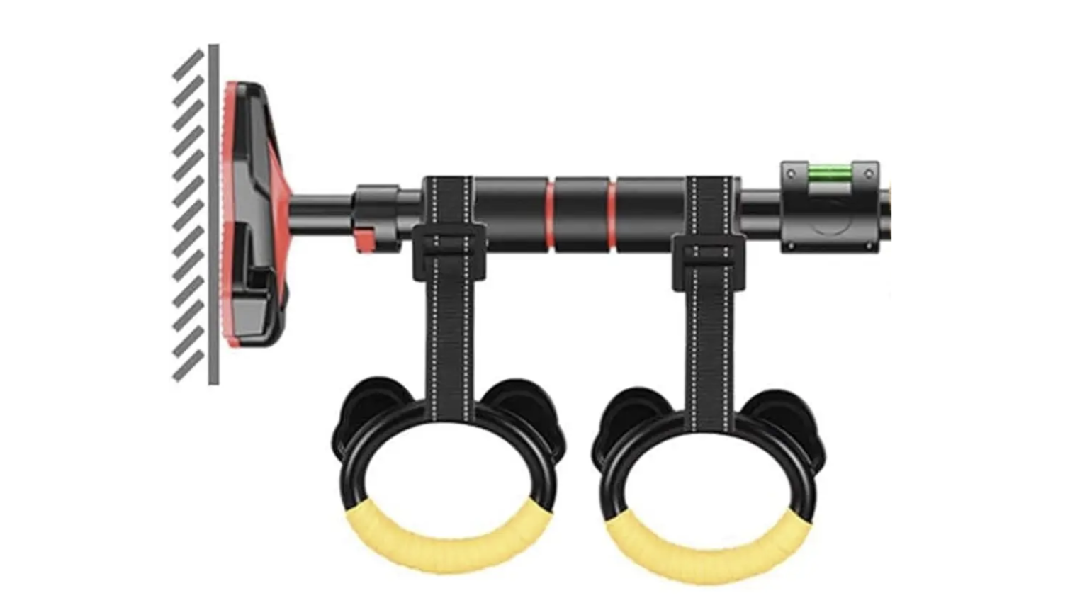 Турник раздвижной для подтягивания (+кольца) - мініатюра 2