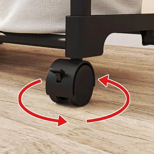 Cтойка-вішалка на коліщатках для речей та взуття (YH9918-1) - мініатюра 2