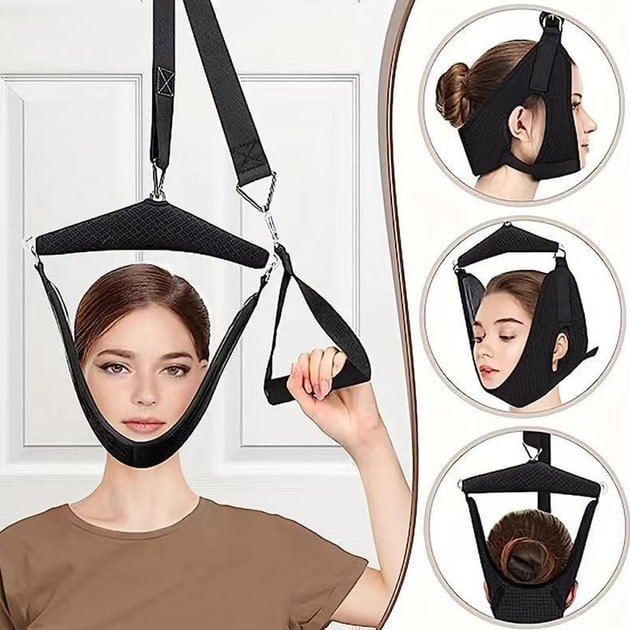 Пристрій для витягнення шиї, шийний гамак від болю в шиї • Коригувальний бандаж для шийного відділу хребта MA600