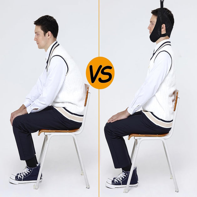 Пристрій для витягнення шиї, шийний гамак від болю в шиї - мініатюра 3