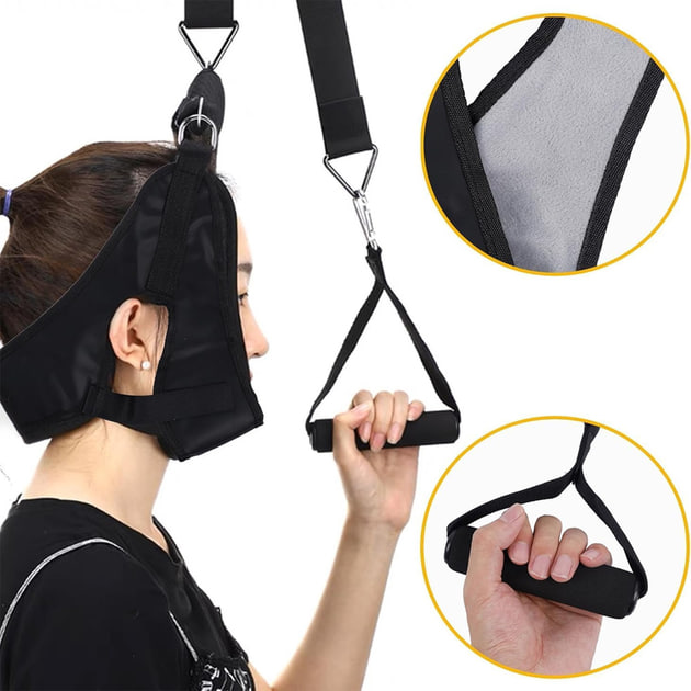 Пристрій для витягнення шиї, шийний гамак від болю в шиї - мініатюра 4