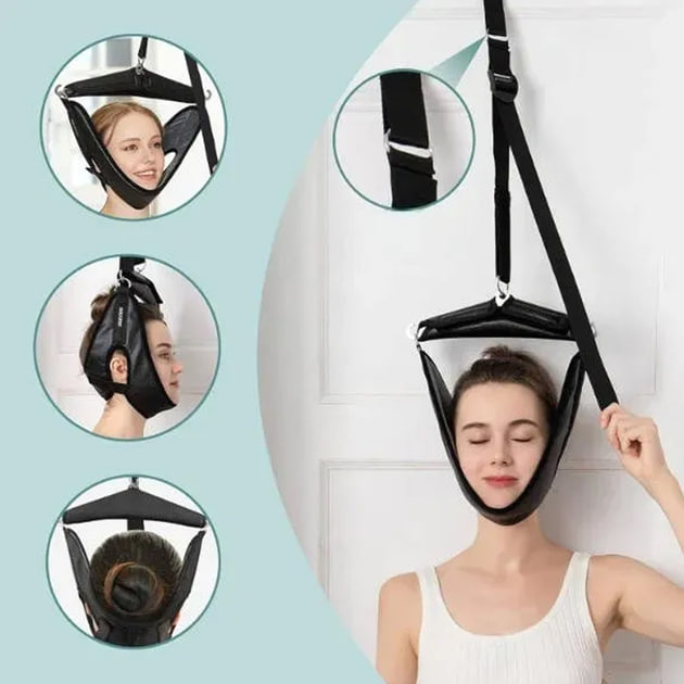 Пристрій для витягнення шиї, шийний гамак від болю в шиї - мініатюра 5