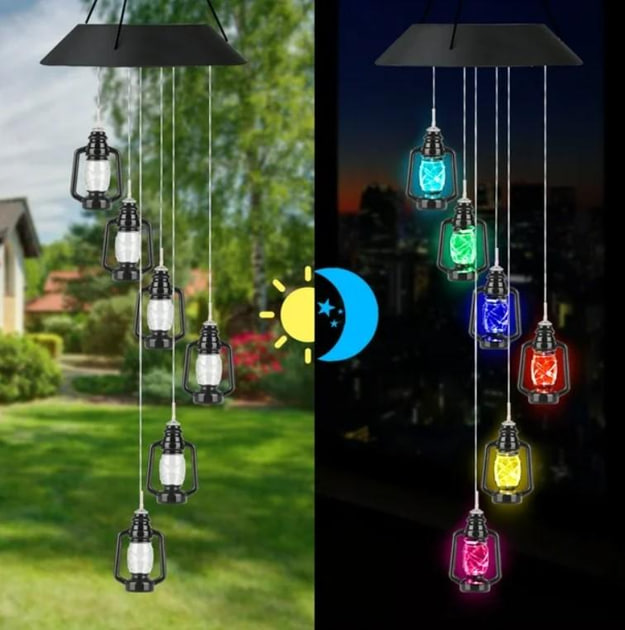 Світильник садовий Ліхтарі різнокольорові - мініатюра 3