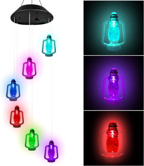 Світильник садовий Ліхтарі різнокольорові - мініатюра 6