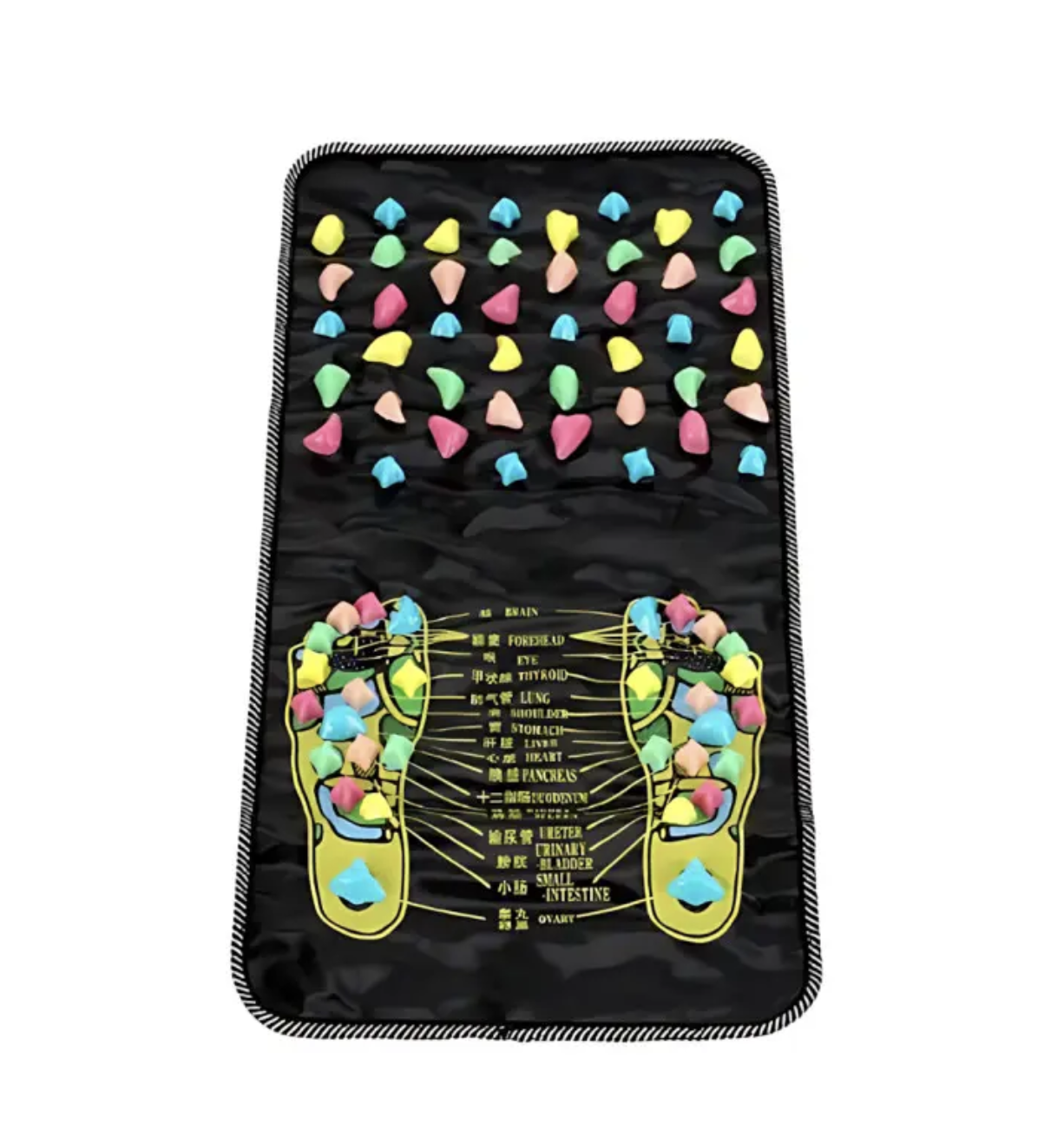 Масажний килимок для ніг з камінцями 35×70 см - мініатюра 2