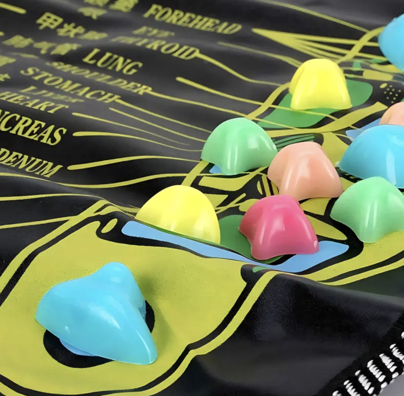 Масажний килимок для ніг з камінцями 35×70 см - мініатюра 4