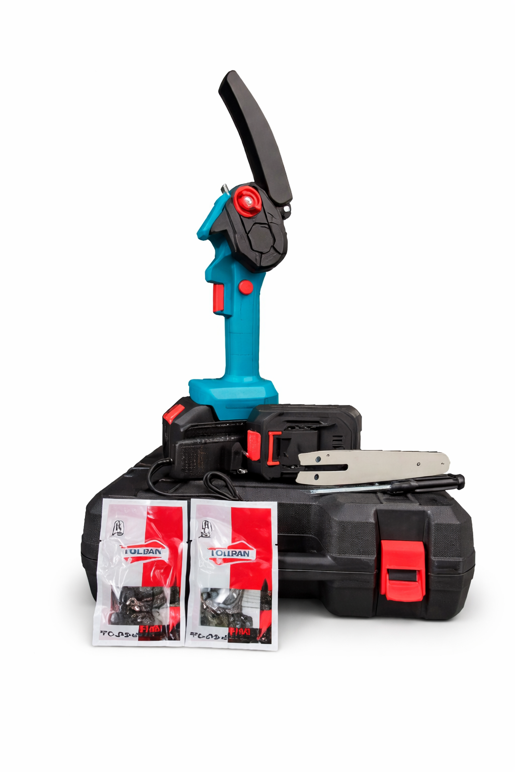 Акумуляторна ланцюгова пила 6" • Ланцюгова міні-пила для дому та саду