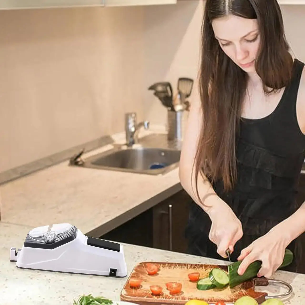 Електрична точилка для ножів 4 в 1 від USB - мініатюра 2