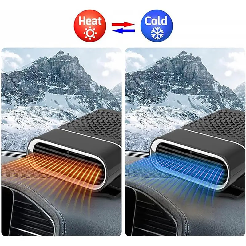 Автомобільний тепловентилятор 12V 150W - мініатюра 4