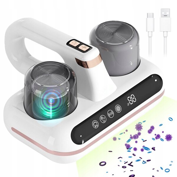 Ручний акумуляторний пилосос для матраців і килимів - мініатюра 3