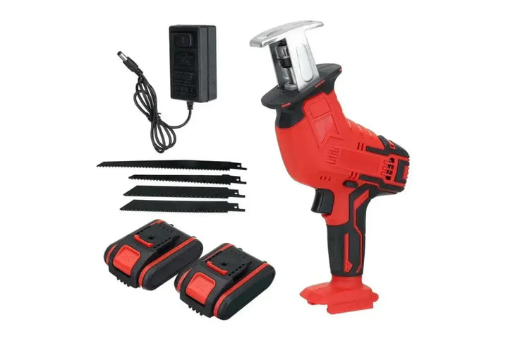 Сабельна пилка акумуляторна 48V з набором полотен і зарядкою в чемодані - мініатюра 2