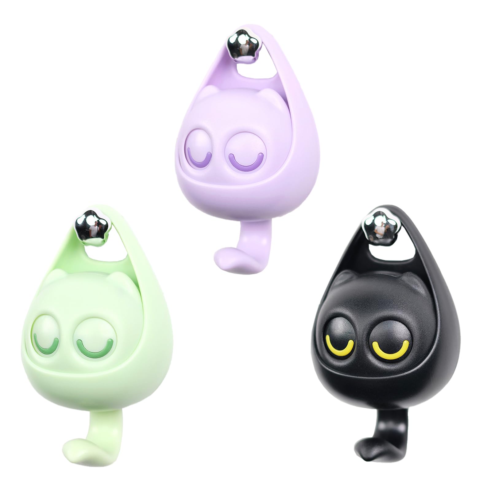 Гачок настінний з очима • Настінний самоклеючий гачок з милим дизайном