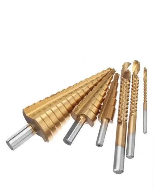 Набір ступінчастих свердел по металу з титановим покриттям у кейсі - мініатюра 3