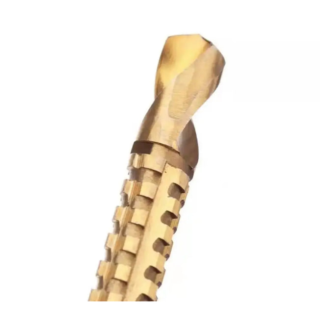 Набір ступінчастих свердел по металу з титановим покриттям у кейсі - мініатюра 4