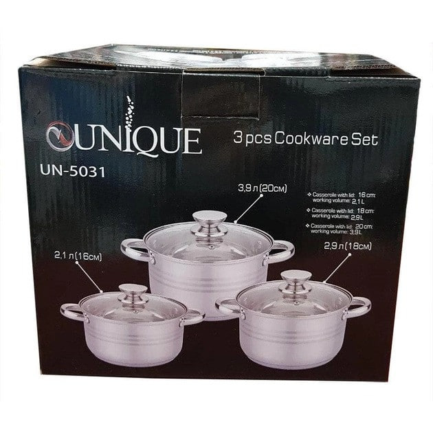 Набір каструль UNIQUE UN-5031 - мініатюра 2