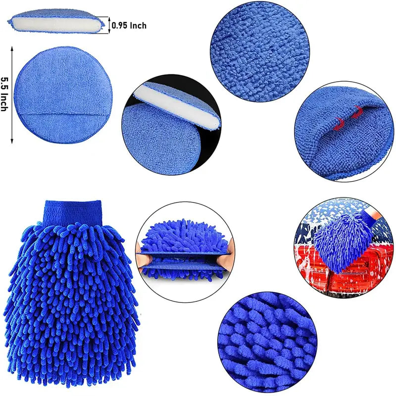 Комплект для полірування та чистки салону автомобіля - мініатюра 4