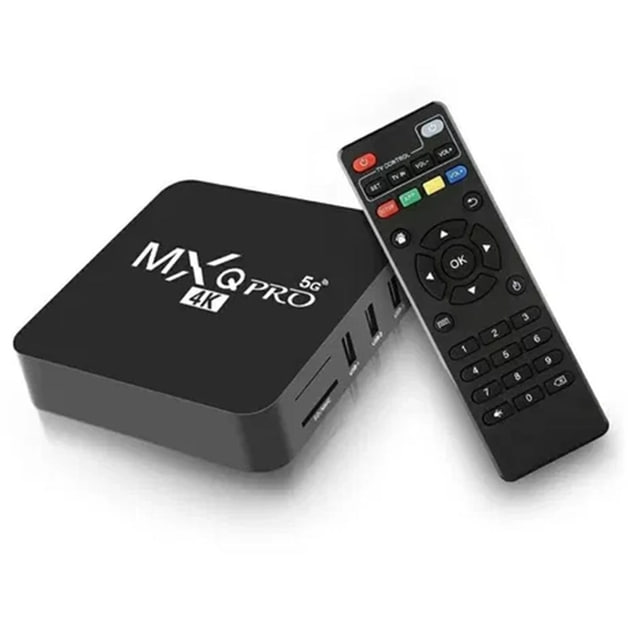 Приставка для телевізора Smart TV Box MXQ Pro 4K 5G 4/64 GB • Смарт-приставка на базі Android для ТВ