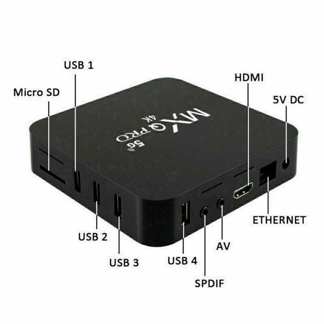 Приставка для телевізора Smart TV Box MXQ Pro 4K 5G 4/64 GB - мініатюра 4