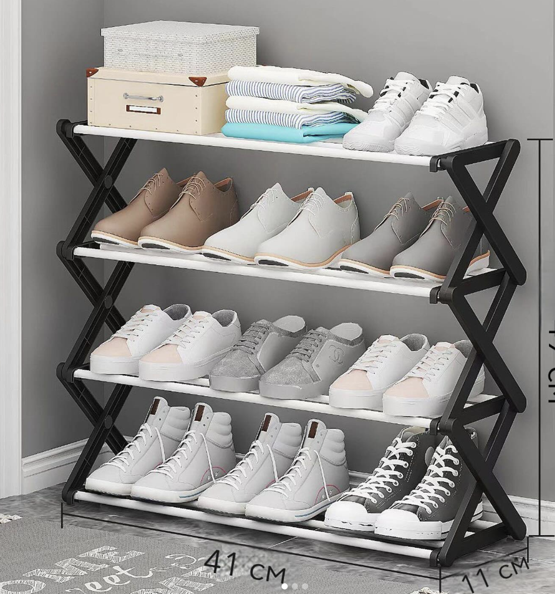Полиця для взуття Shoe Rack 42 х 18,5 х 49,5 см - мініатюра 3