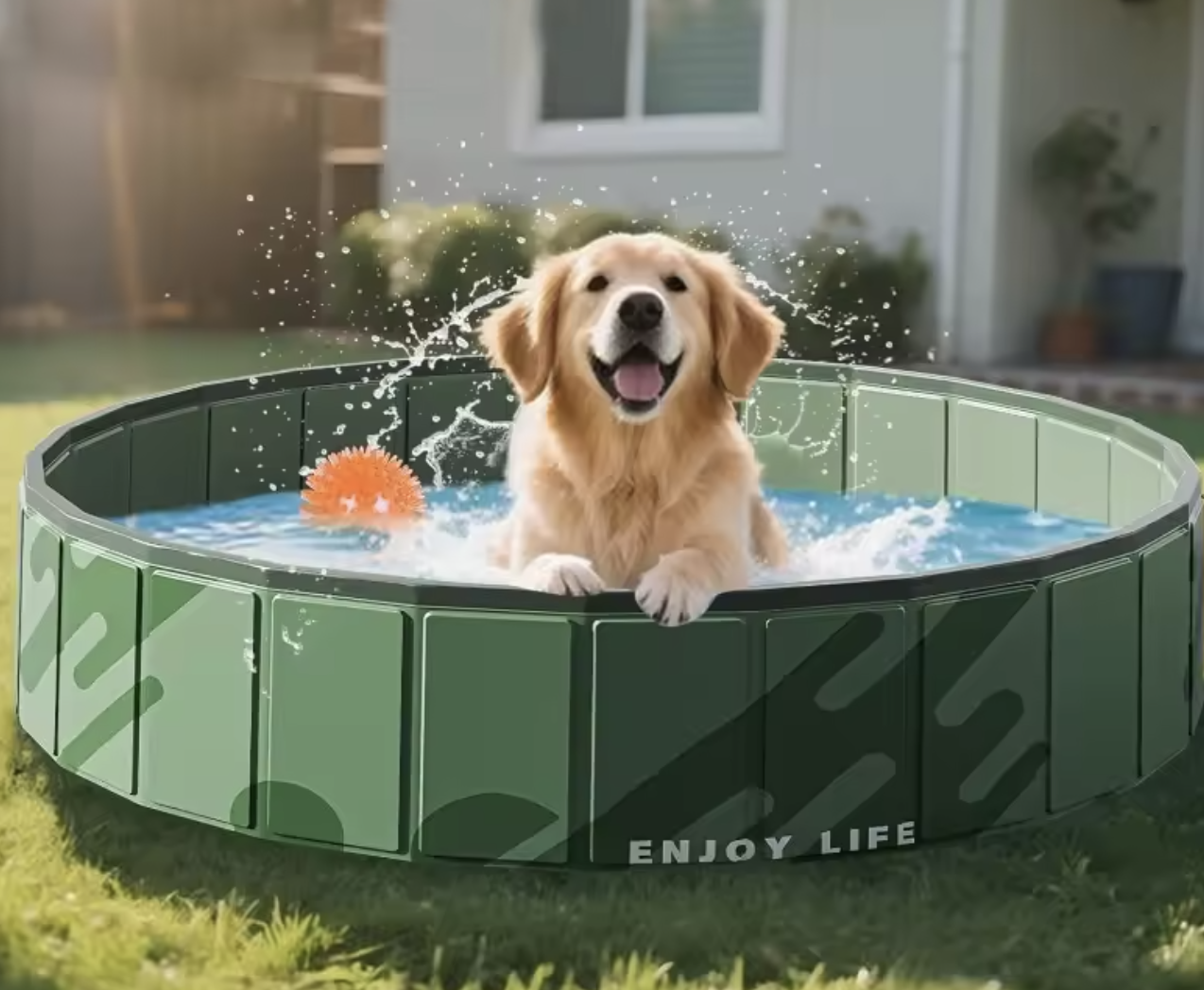 Складаний басейн для собак XL-1461 - мініатюра 2
