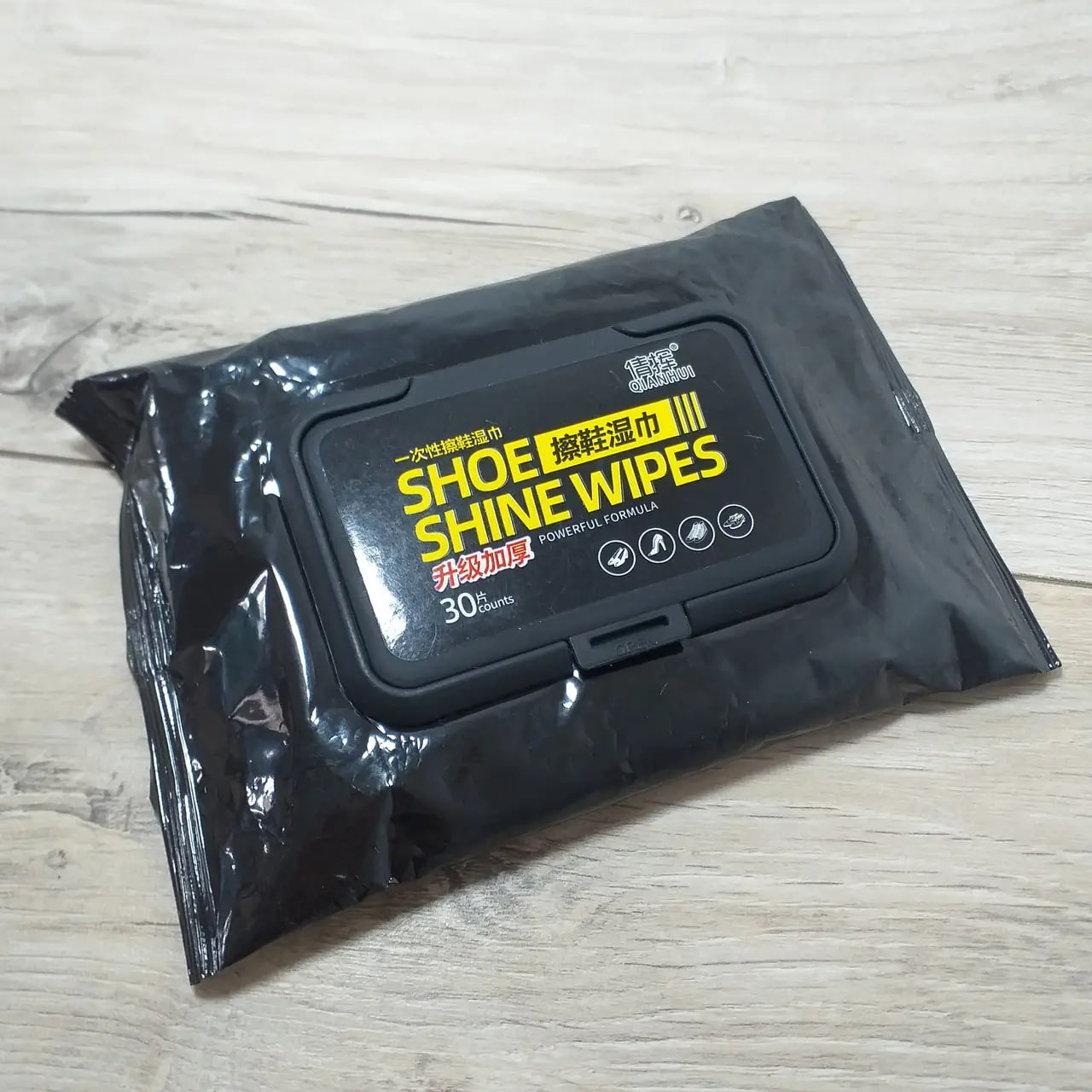 Вологі серветки Shoe Shine Wipes 80 шт - мініатюра 3