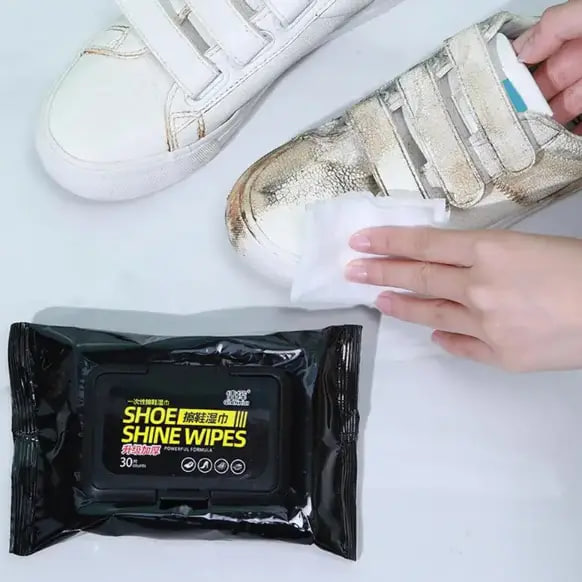 Вологі серветки Shoe Shine Wipes 80 шт - мініатюра 4