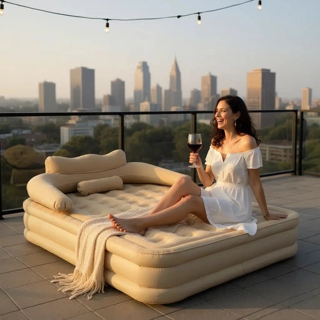 Надувний кемпінговий матрац JR-5064 - мініатюра 6