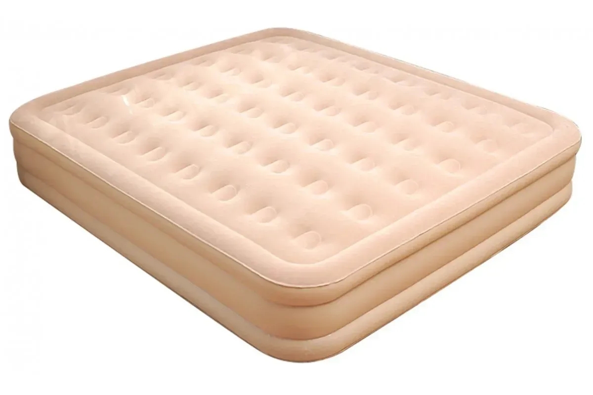Надувний двоспальний матрац JR-5063 • Комфортний матрац для дому, кемпінгу та подорожей