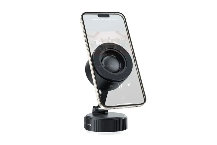 Магнітний тримач A01 для смартфонів та планшетів з Bluetooth-колонкою 3 Вт • Тримач для гаджетів магнітний + колонка