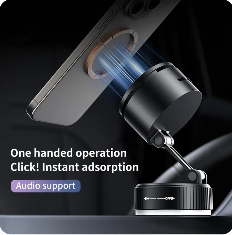 Магнітний тримач A01 для смартфонів та планшетів з Bluetooth-колонкою 3 Вт - мініатюра 3