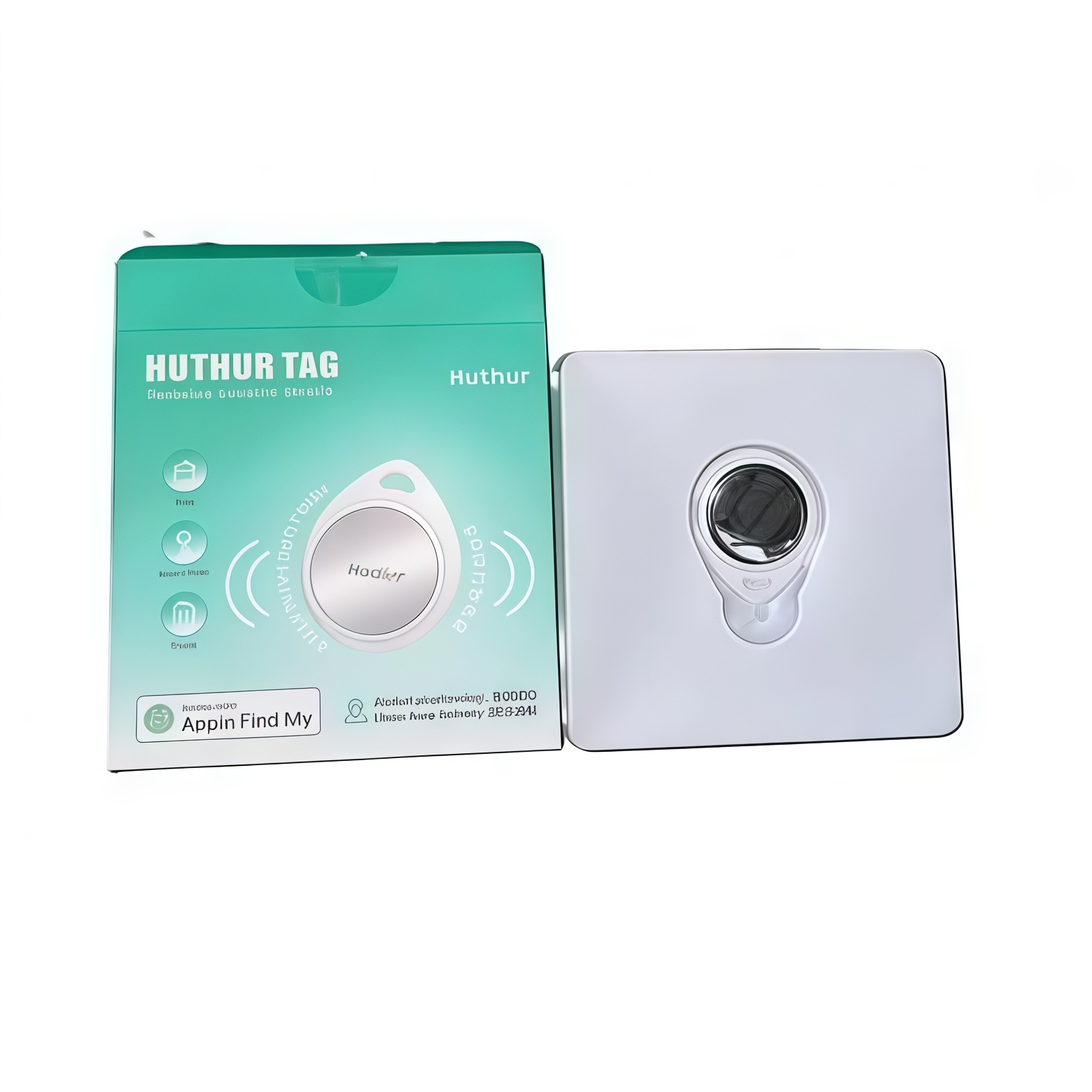 GPS-трекер Find My HUTHUR TAG • Розумний брелок для пошуку речей та домашніх тварин