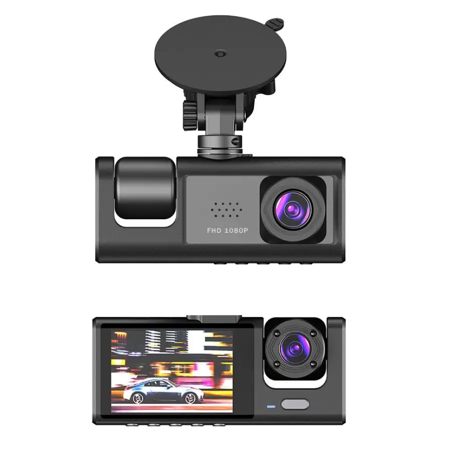 Відеореєстратор 3 камери Full HD 1080 Traffic recorder Z37 - мініатюра 3