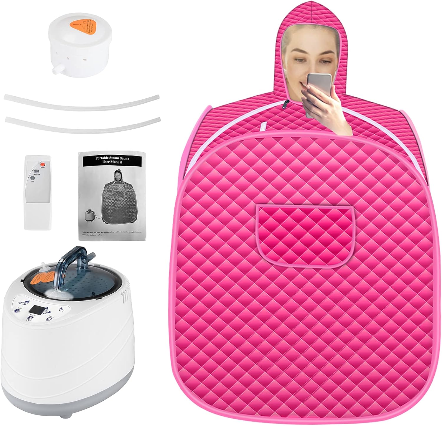 Портативна парова сауна 3 л 1000 Вт - мініатюра 2