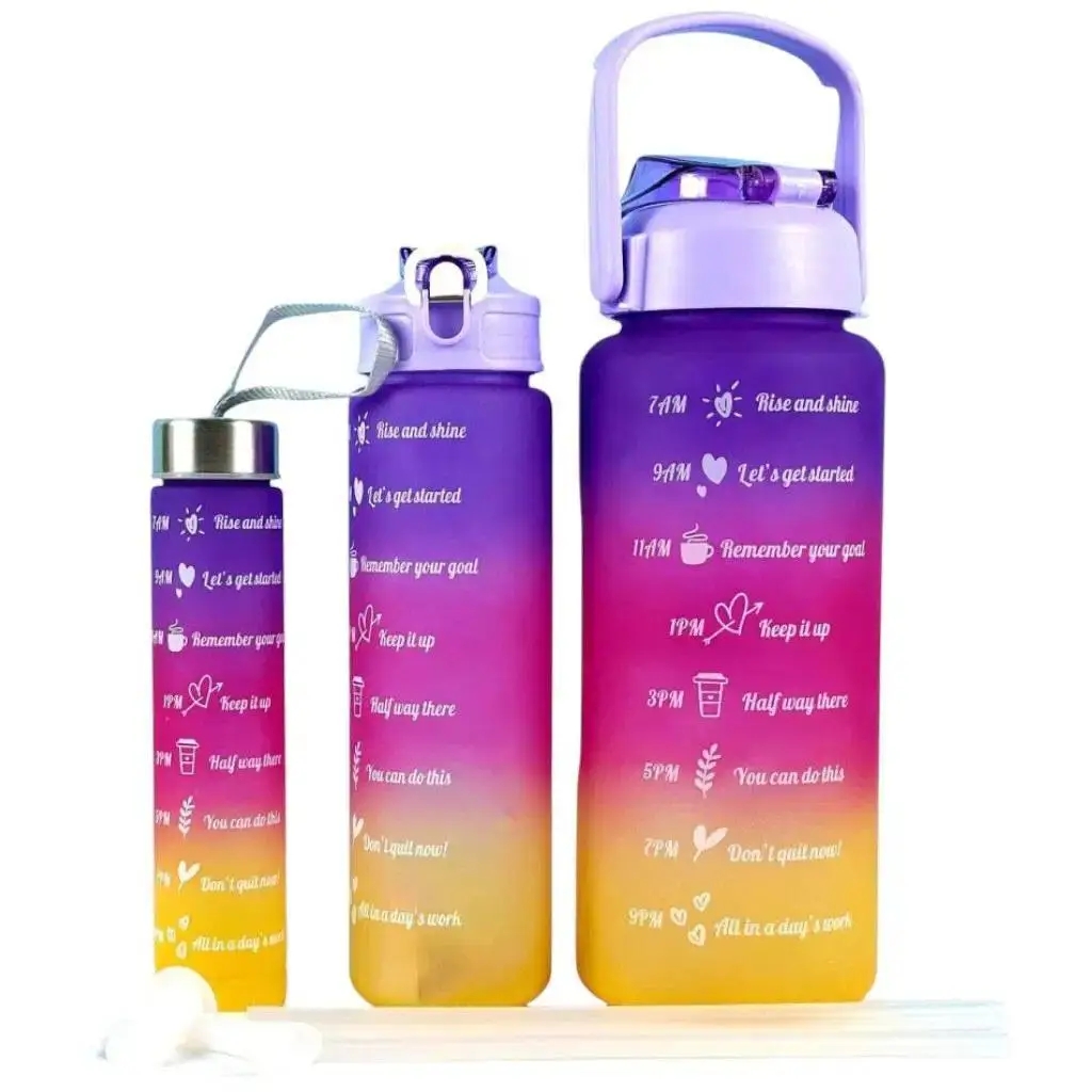 Набір пляшок для води 300+900+2000 мл - мініатюра 7