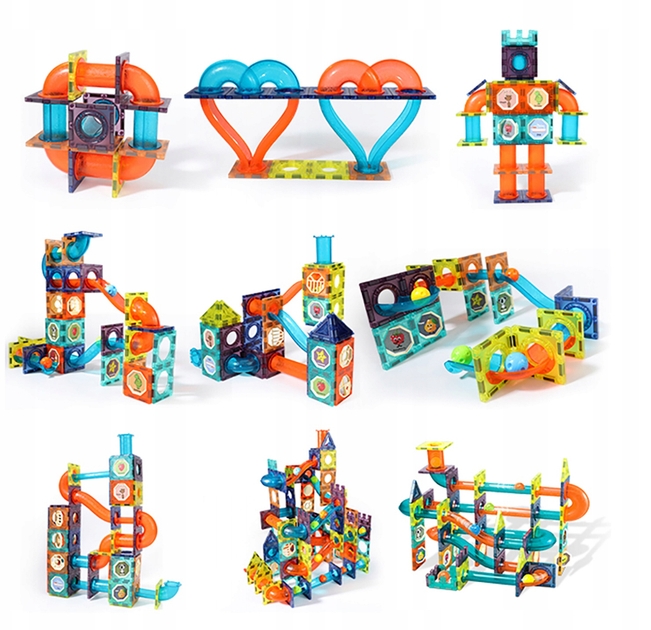 Дитячий магнітний конструктор G025 «Чарівне світло» - мініатюра 9