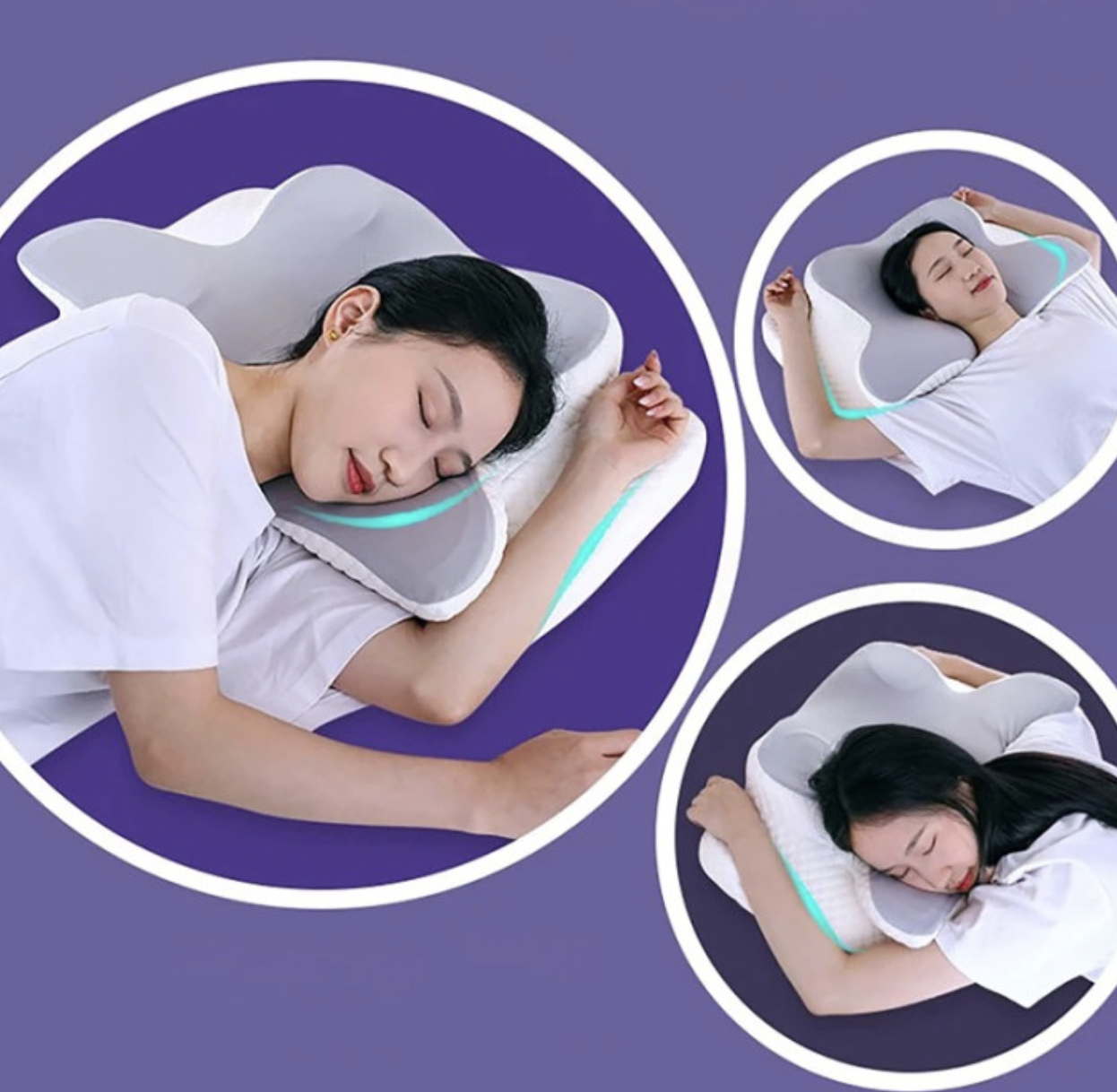 Подушка ортопедична "Метелик" 620×410×130 мм - мініатюра 3