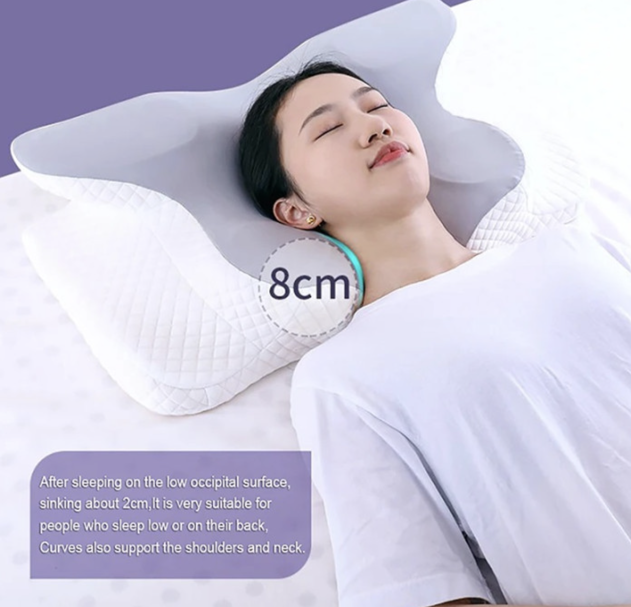 Подушка ортопедична "Метелик" 620×410×130 мм - мініатюра 5