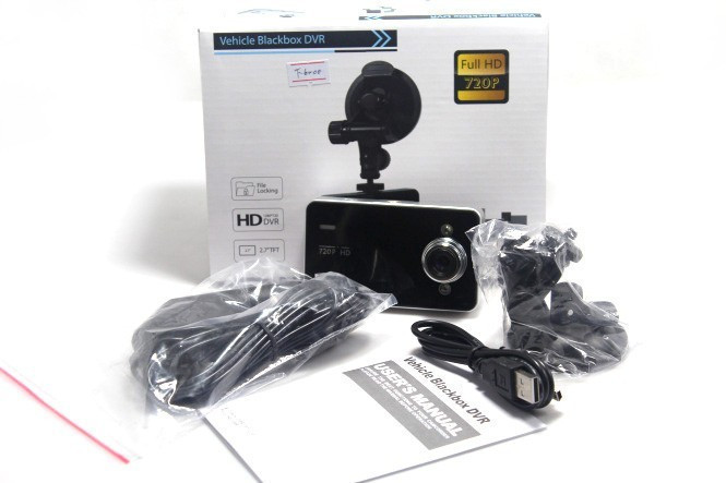 Автомобільний відеореєстратор DVR k6000 із мікрофоном Full HD 1020р, Екран 2,7" - мініатюра 2