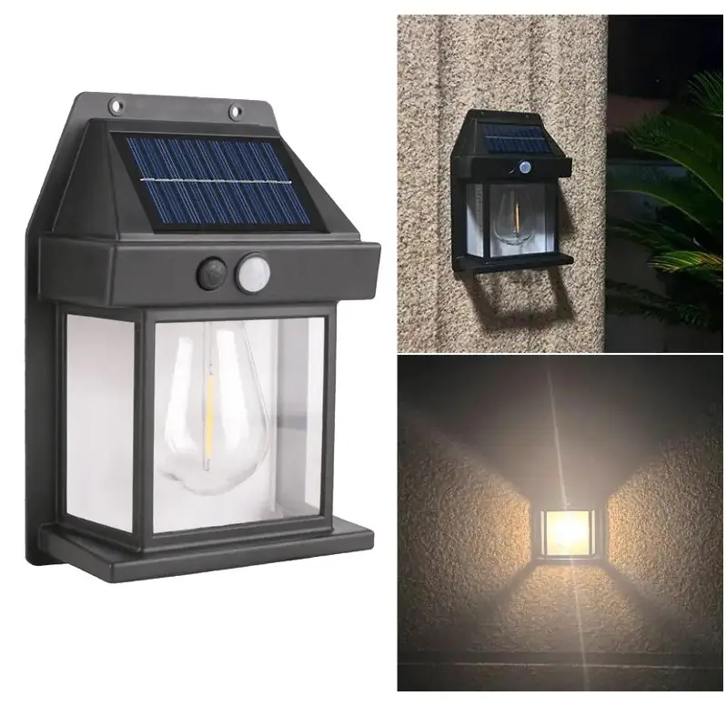 Лампа з датчиком руху 3 режими освітлення для саду SOLAR WALL LAMP Kt-888 - мініатюра 7